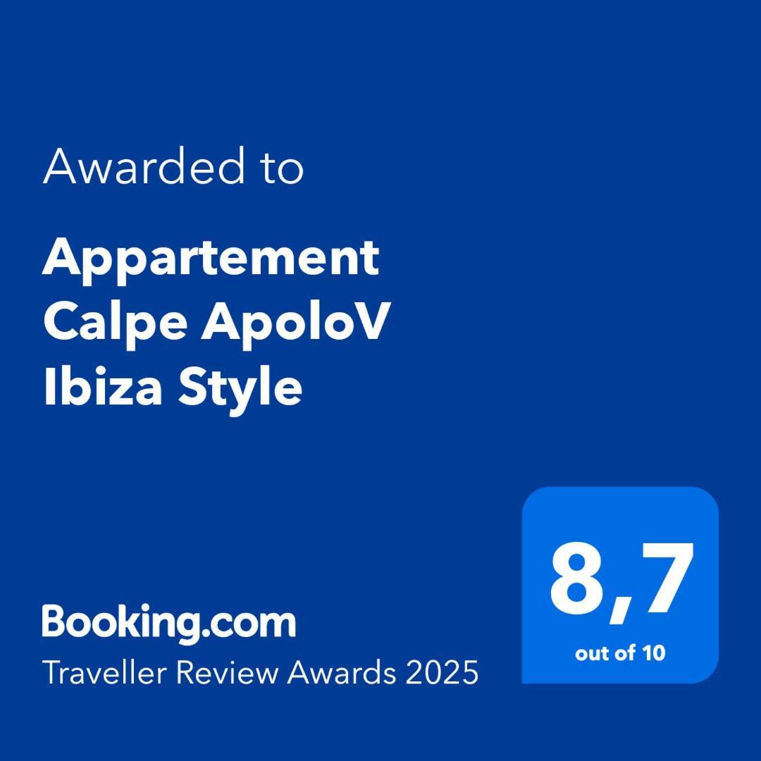 Appartement Calpe Apolov Ibiza Style Ngoại thất bức ảnh